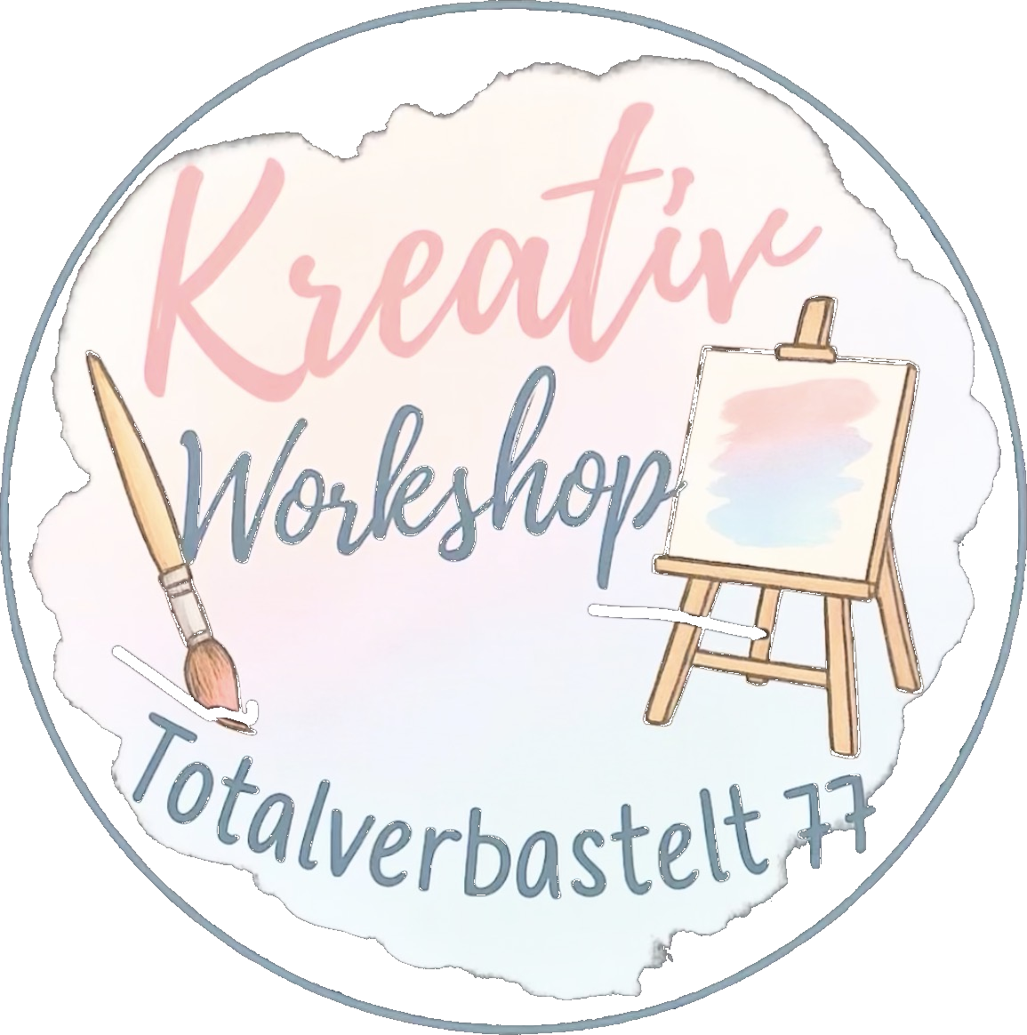 Totalverbastelt – Kreativ Workshop Logo